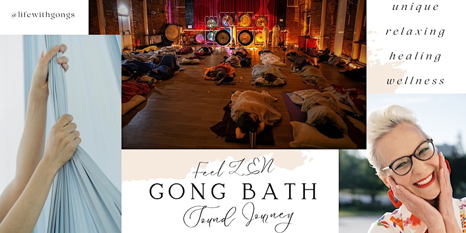 TRANSFORMATIVE GONG BATH with 11 Gongs, Drum, Voice