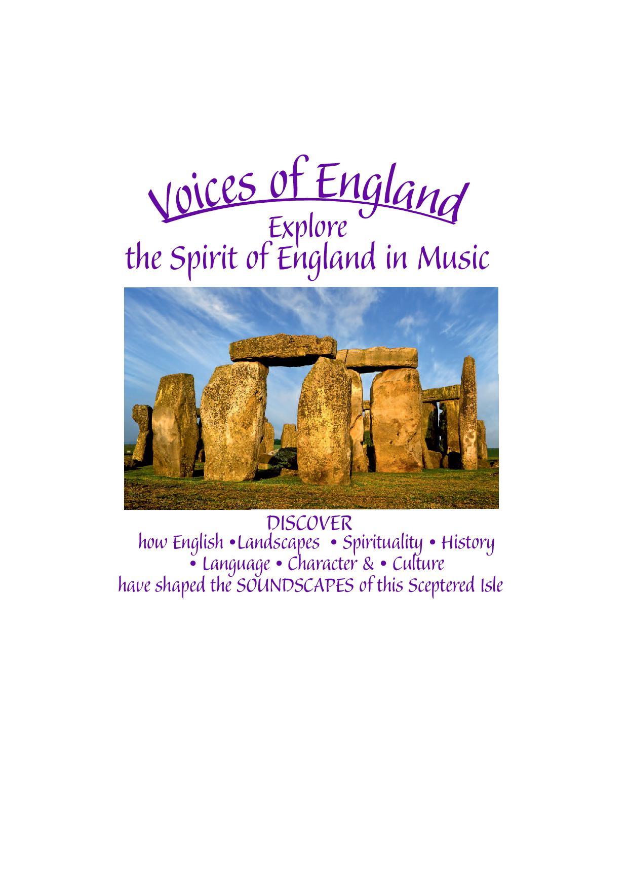 GLOUCESTERSHIRE - VOICES OF ENGLAND