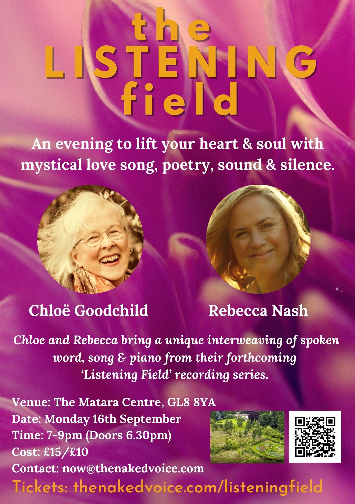 GLOUCESTERSHIRE - Listening Field with Chloe Goodchild & Rebecca Nash